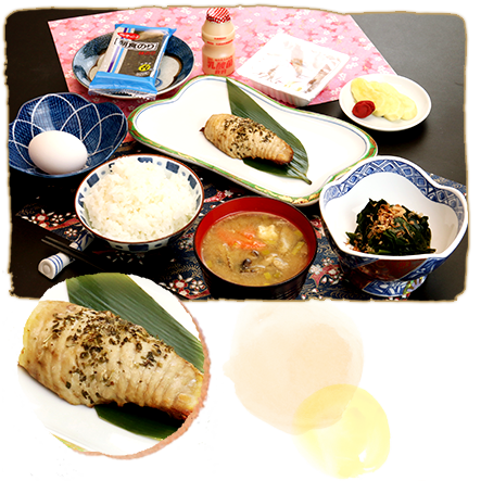 朝食一例